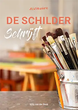 De schilder schrijft
